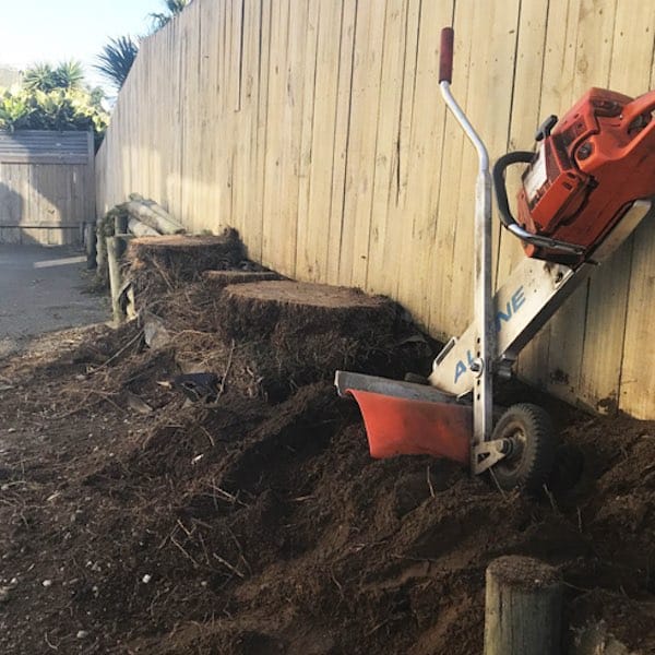 Tight Access Stump Removal