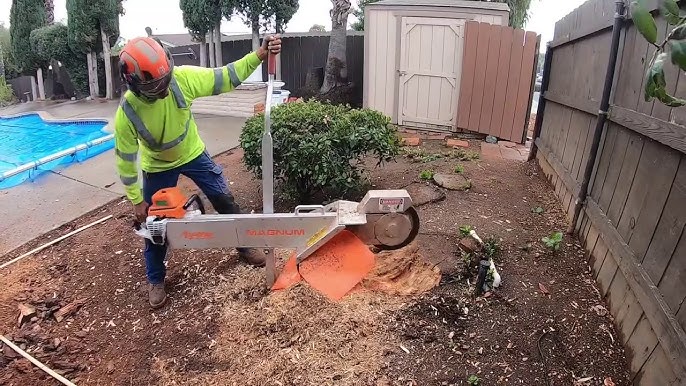 Tight Access Stump Removal