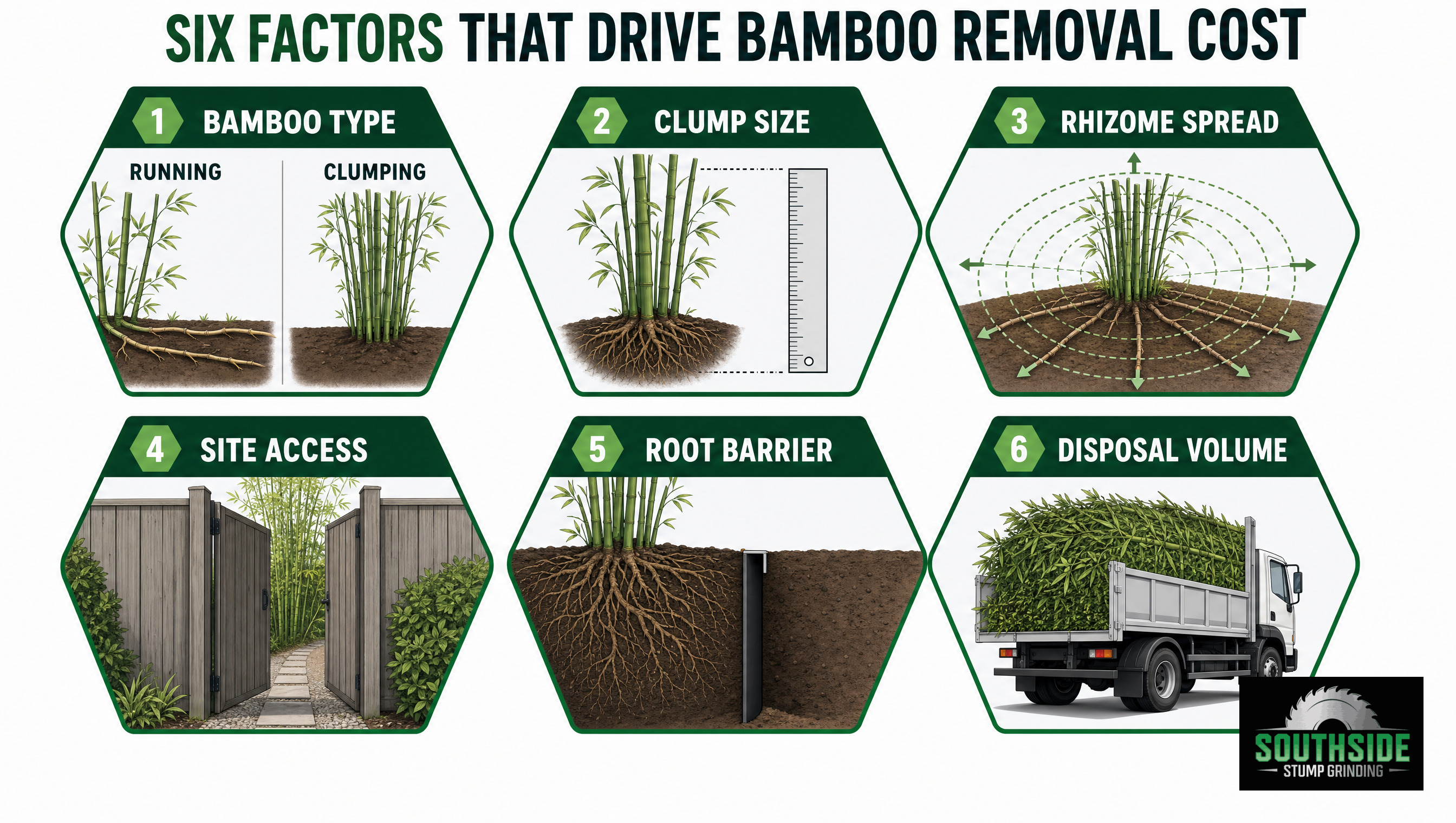 six factors that drive bamboo removal cost