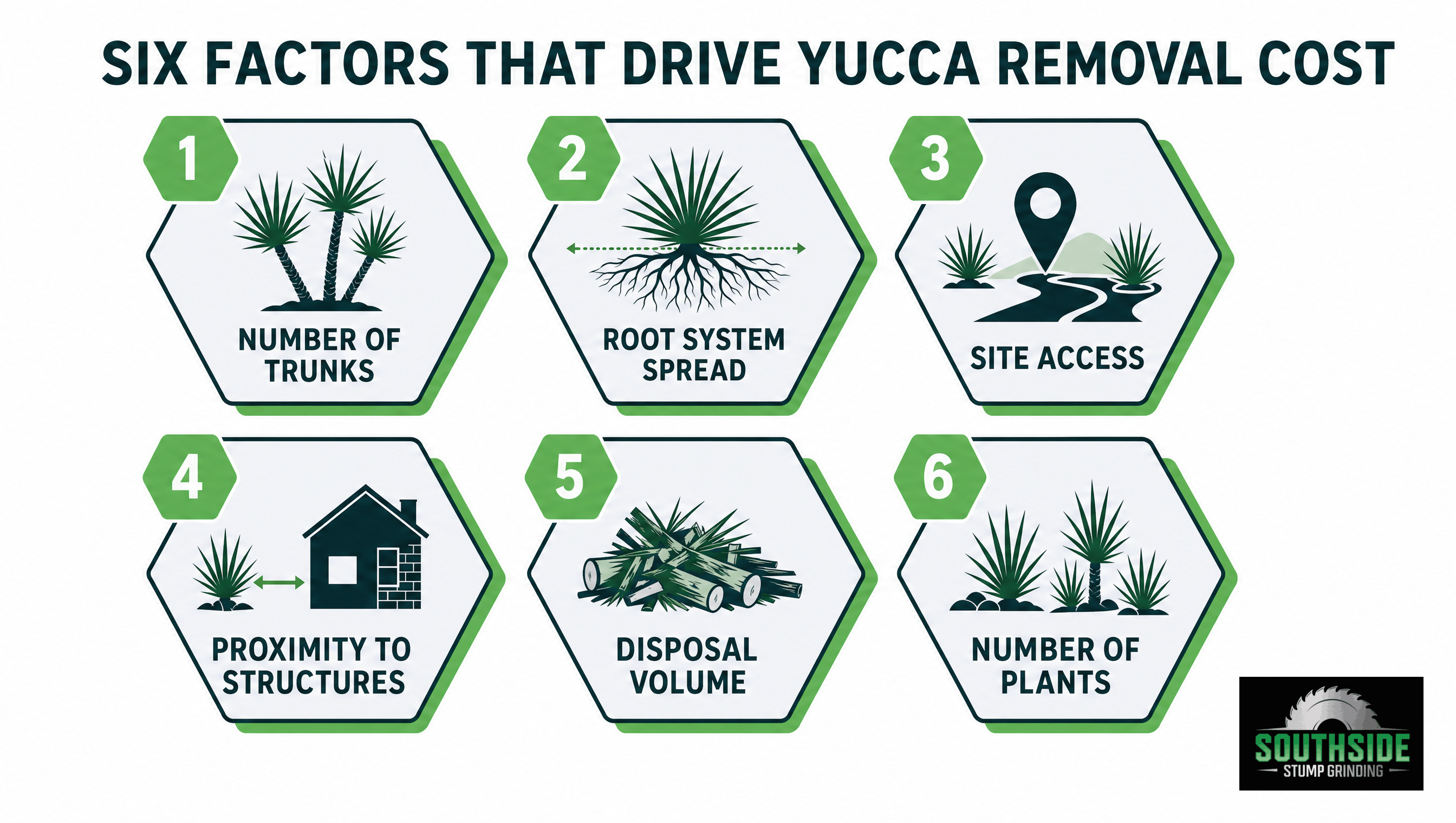 six factors that drive yucca removal cost