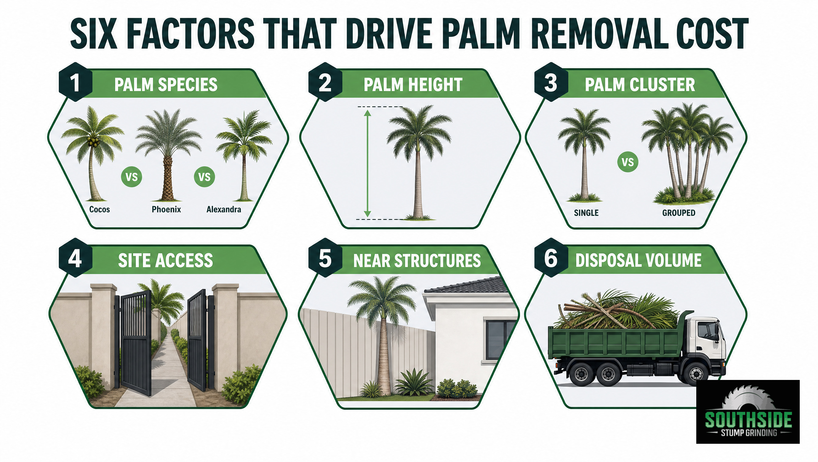 six factors that drive palm removal cost