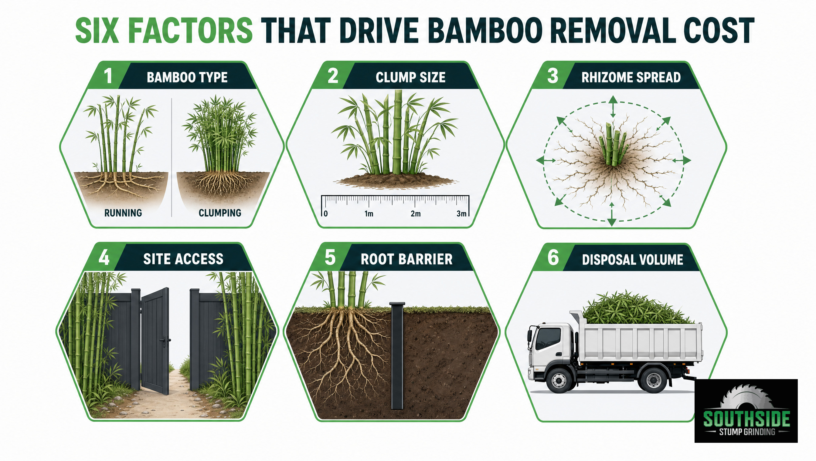 six factors that drive bamboo removal cost