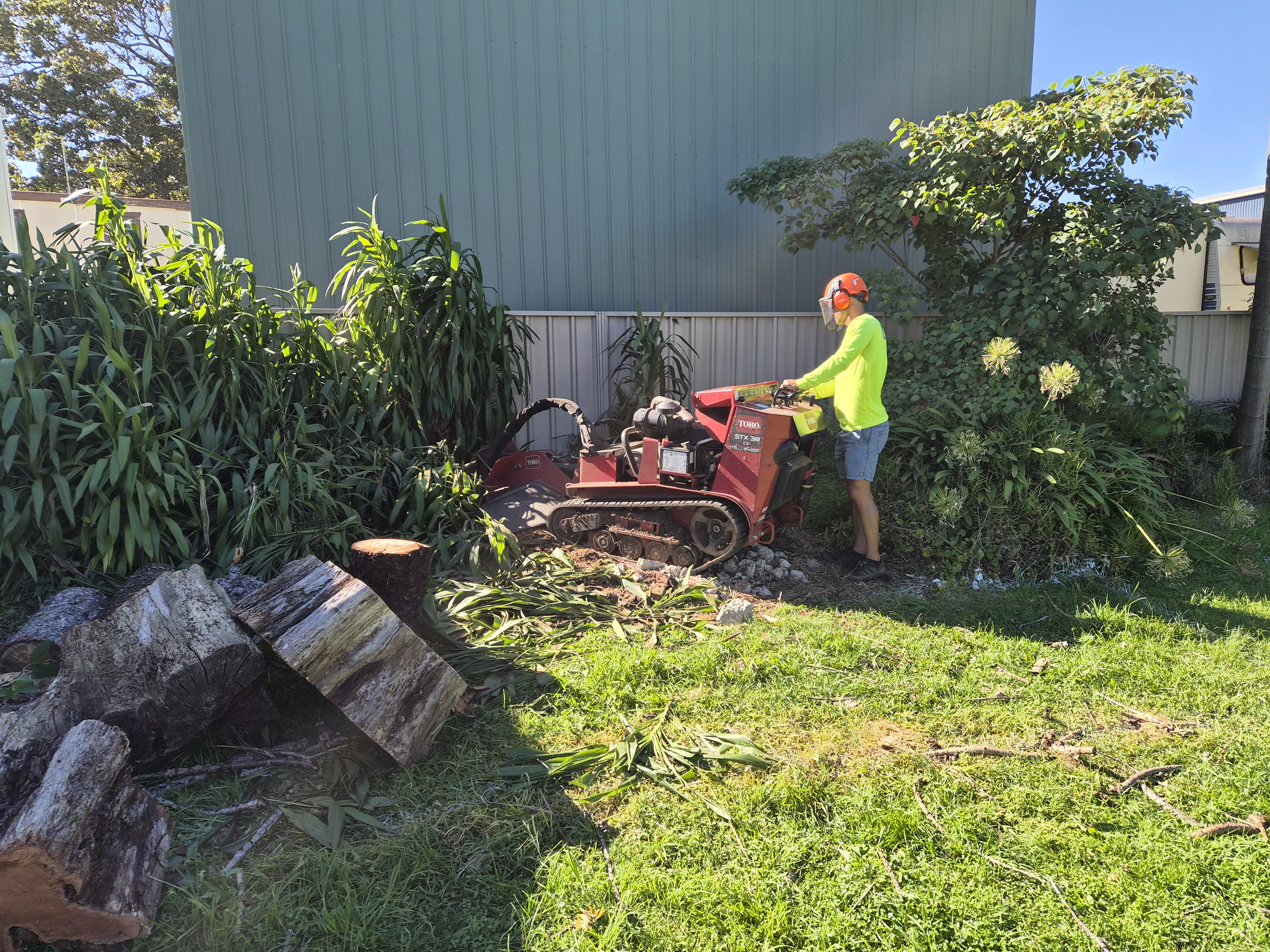 Tight access stump removal in Wollongong and the Illawarra